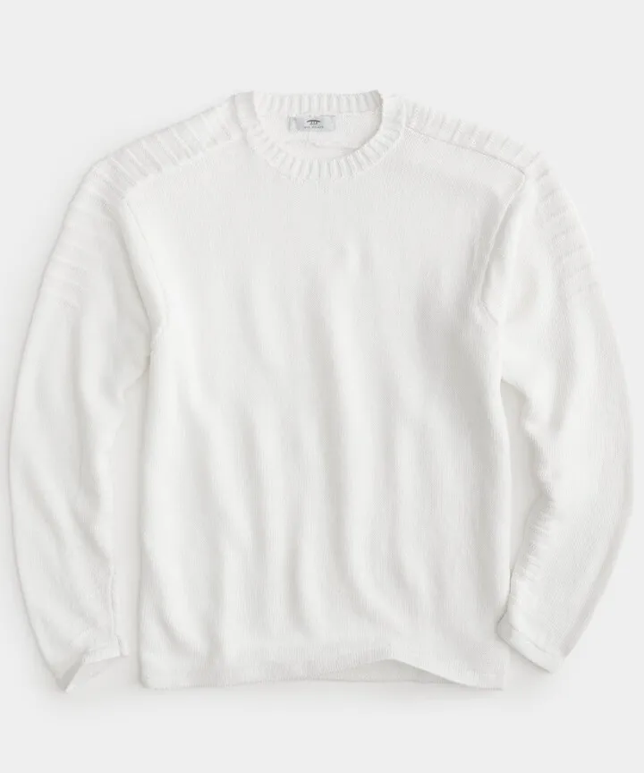 Inis Meain Honda 50 Sweater in White
