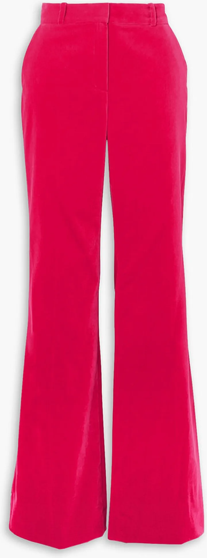 David cotton-velvet wide-leg pants