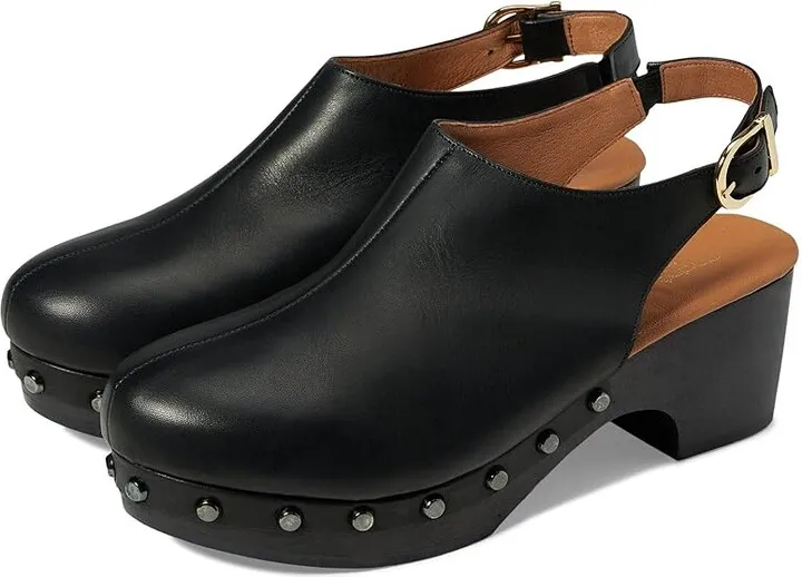 Andre Assous Skylar (Black) Women's Clog Shoes