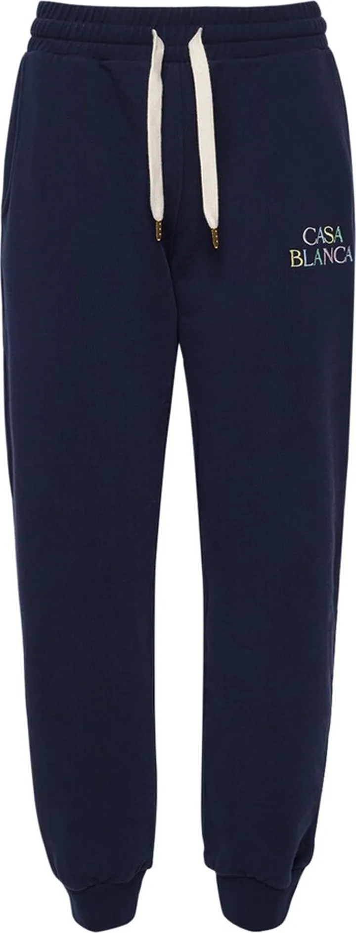 Logo embroidered cotton sweatpants