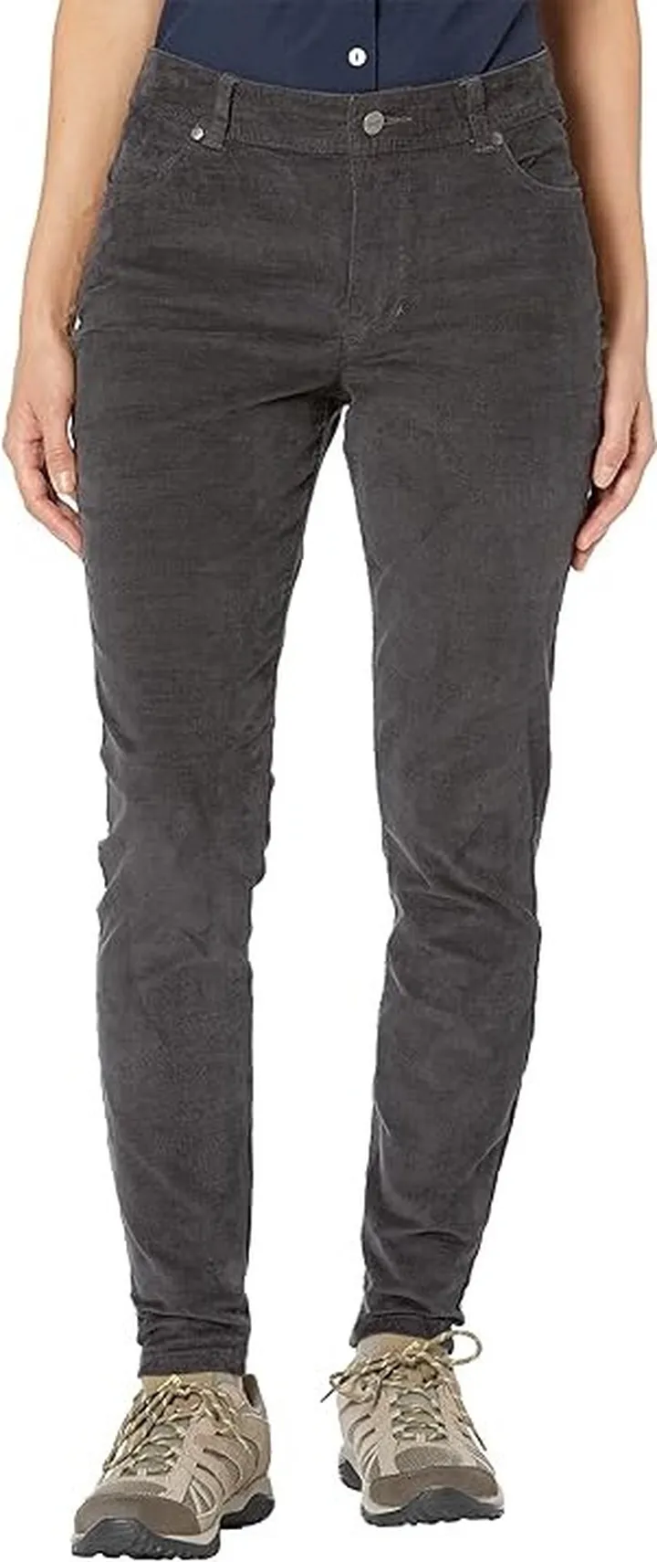 Toad&Co Karuna Cord Five-Pocket Skinny Pants (Soot) Women's Casual Pants