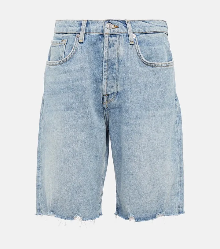 Andy mid-rise denim shorts