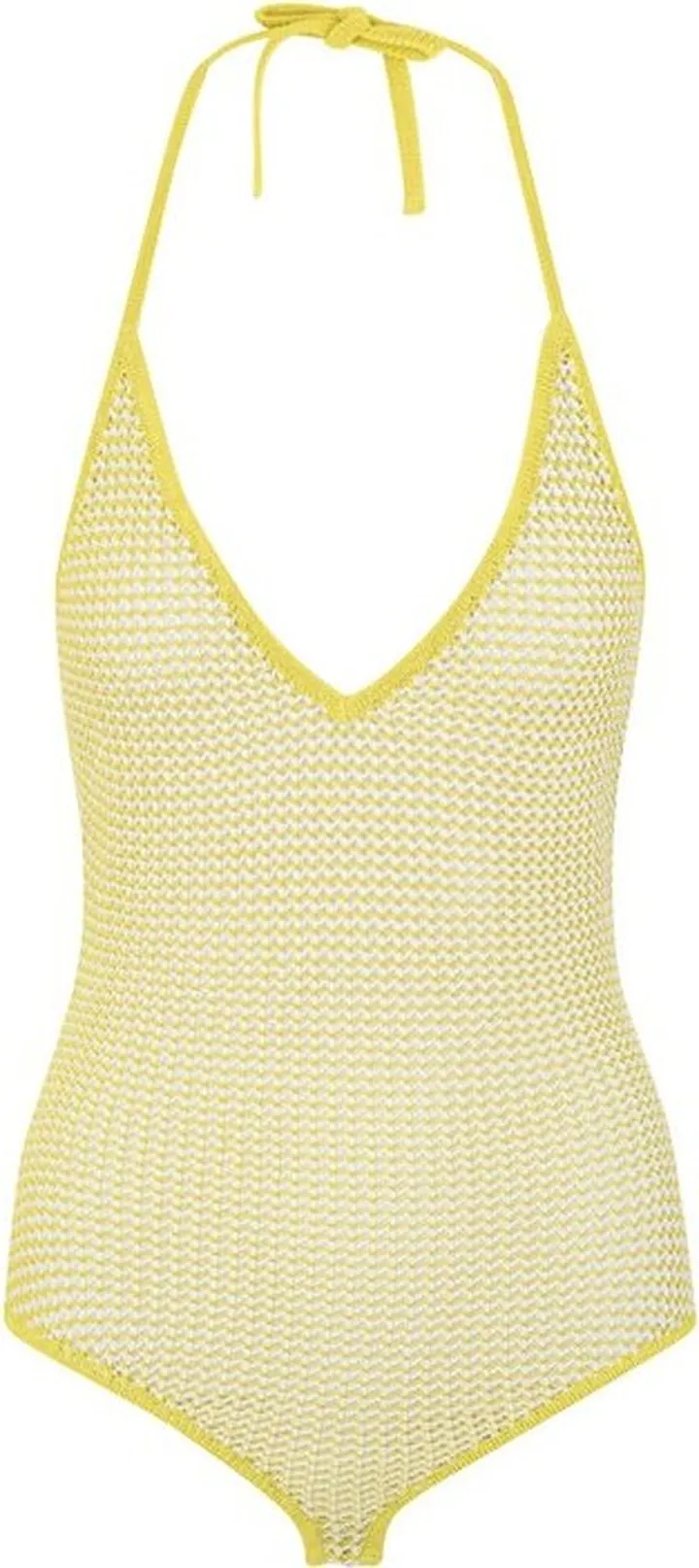 Bottega Veneta Halterneck Mesh Bodysuit