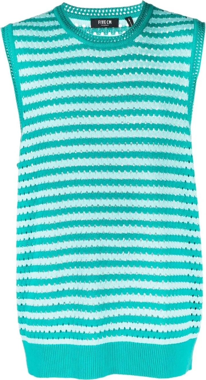Striped Sleeveless Jumper