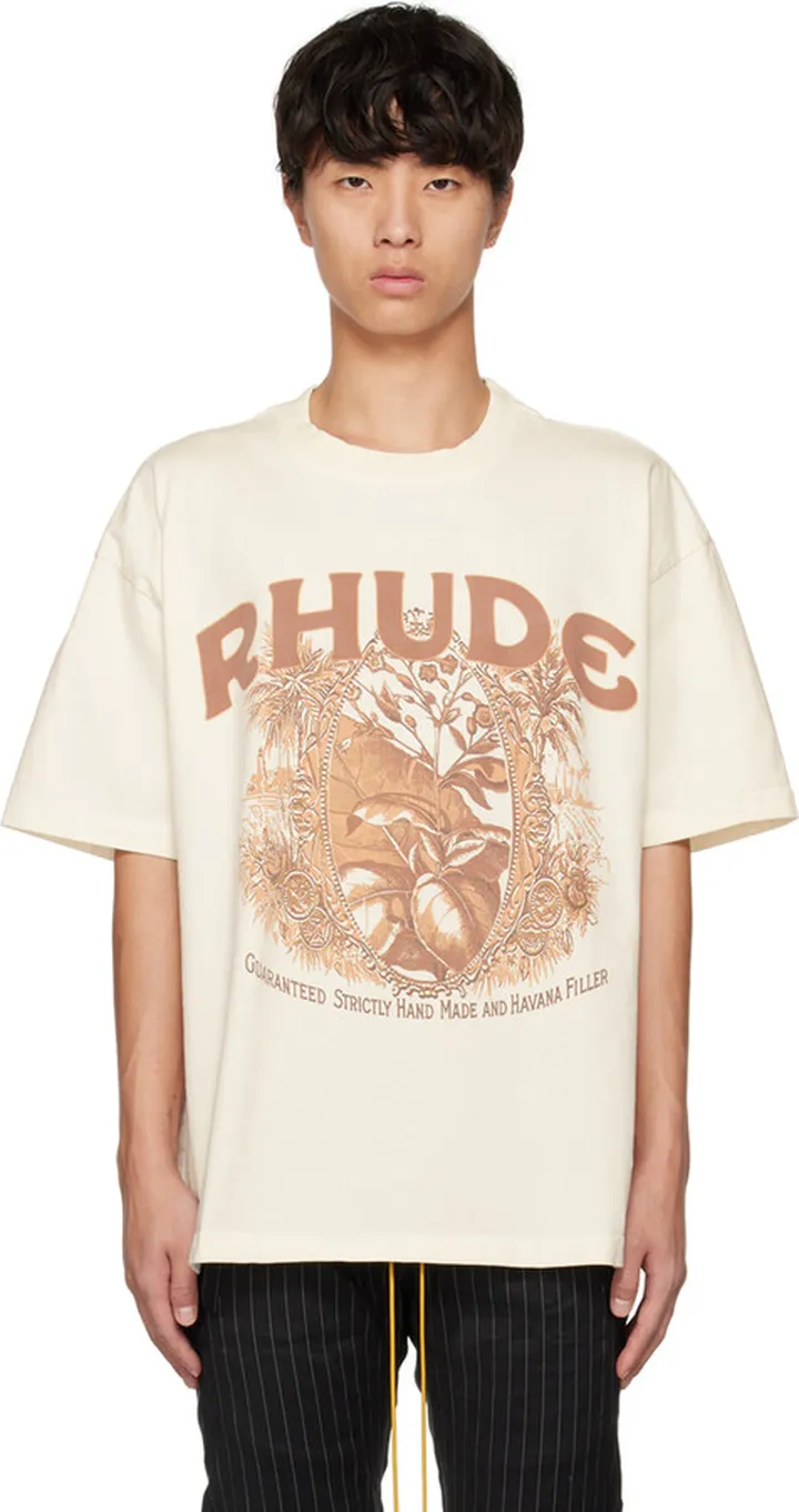 Rhude White Cigaro T-Shirt