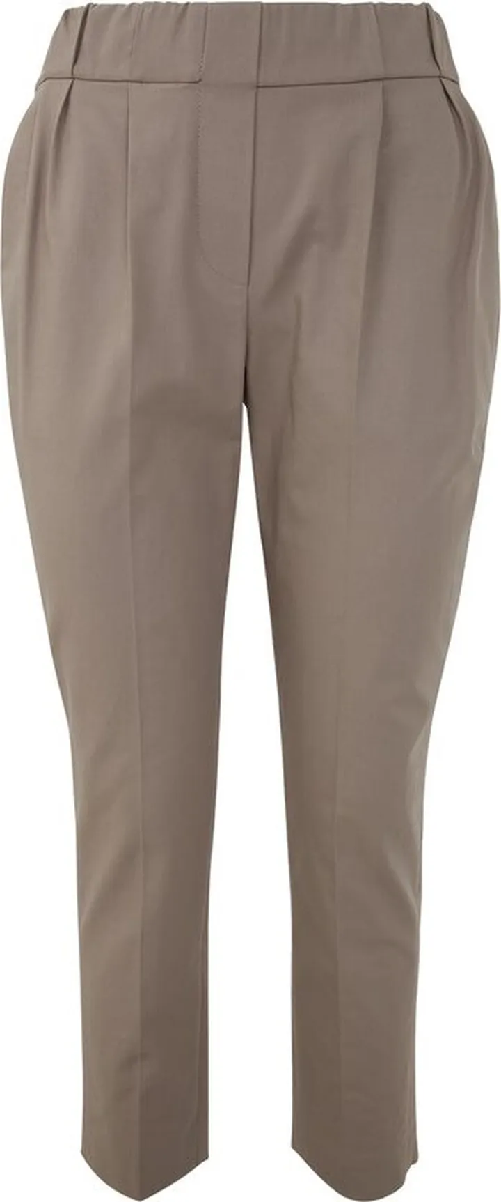 Brunello Cucinelli Cropped Pleated Trousers