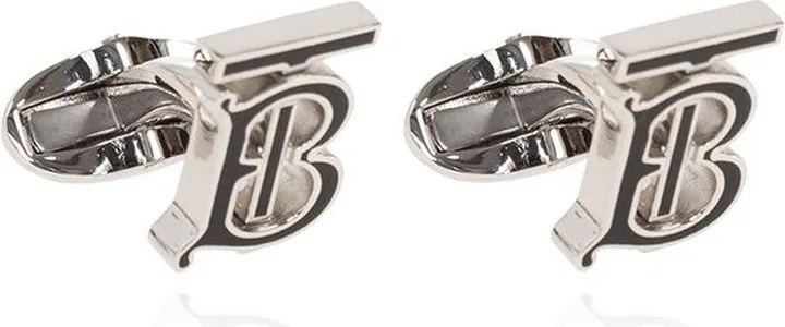 Burberry TB Monogram Logo Engraved Cufflinks