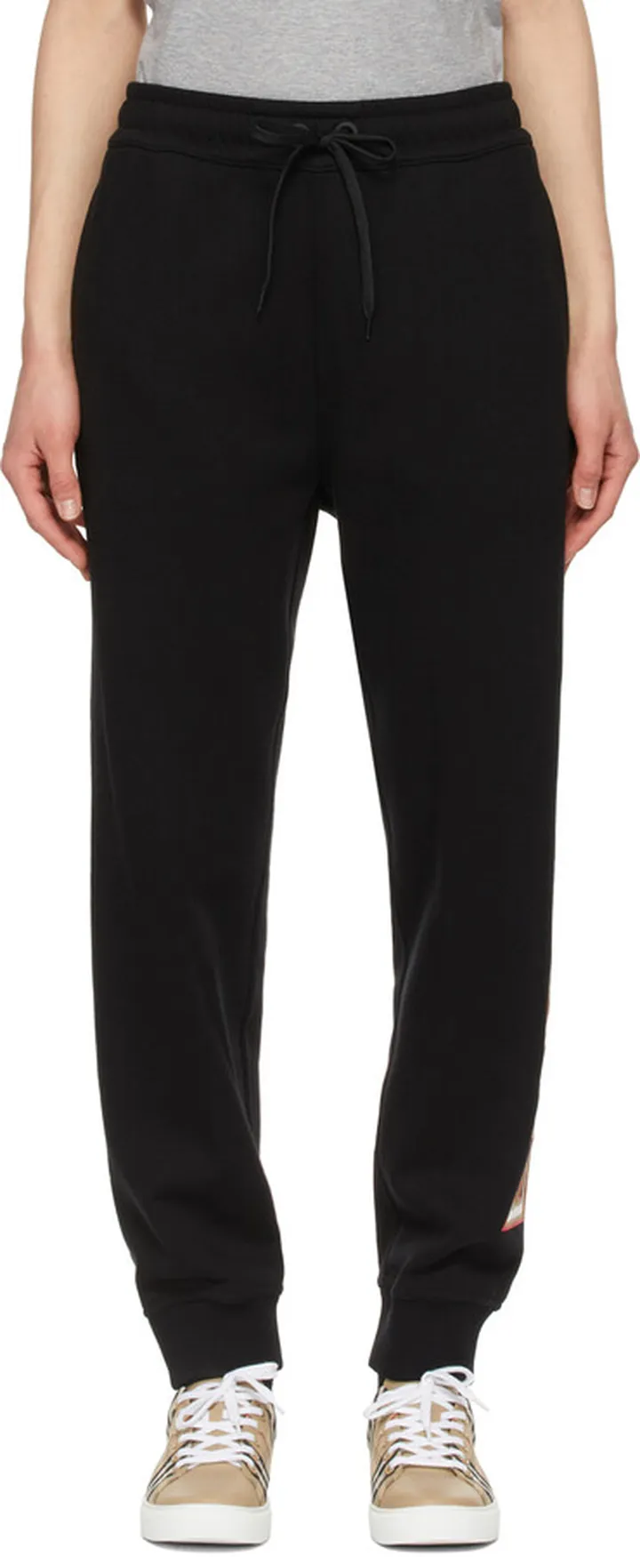 Burberry Black Logo Lounge Pants