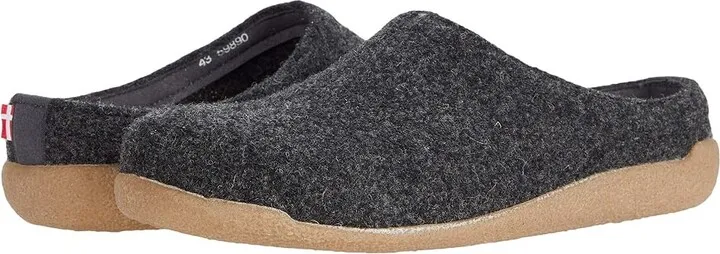 Sanita Lodge Slide (Charcoal) Shoes
