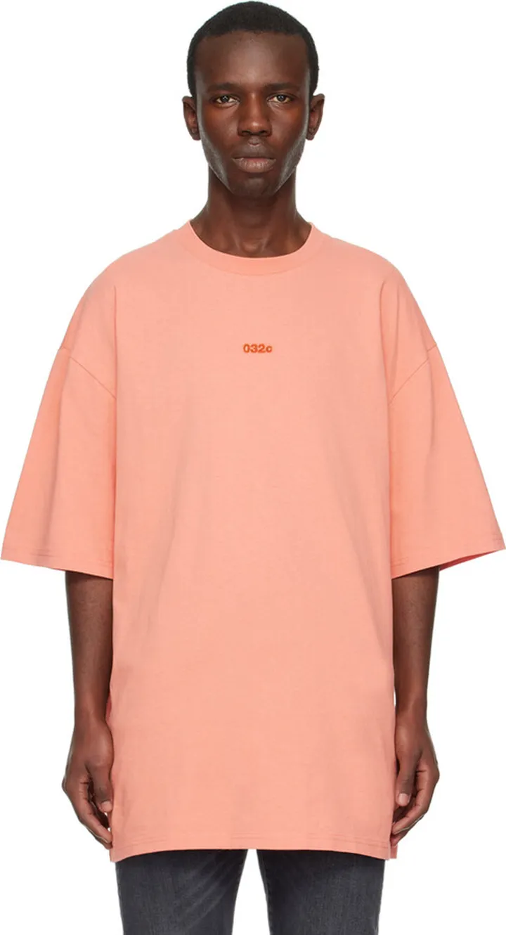 032c Orange Terra Oversized T-Shirt