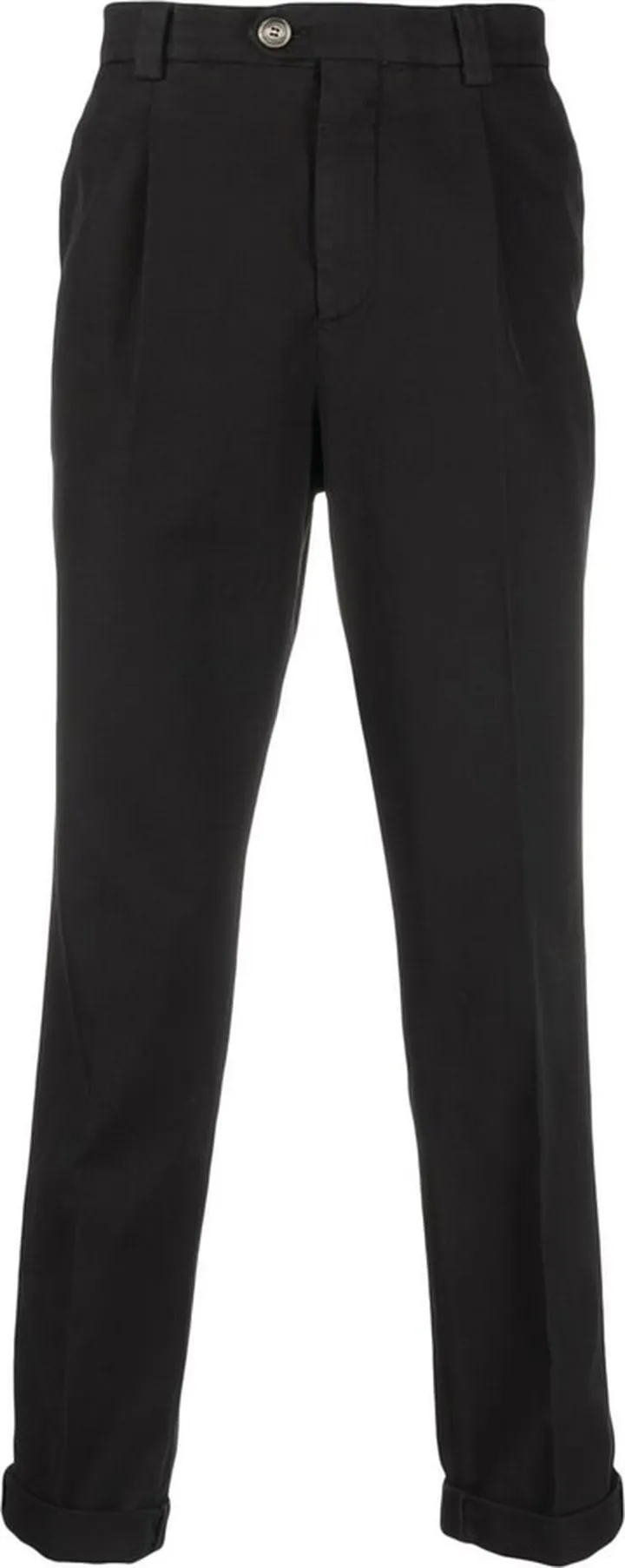 Cropped Cotton Trousers