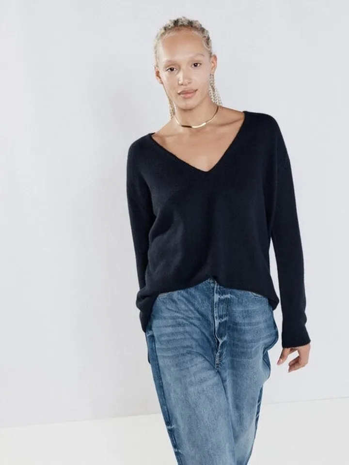 V-neck Responsible Cashmere Jumper