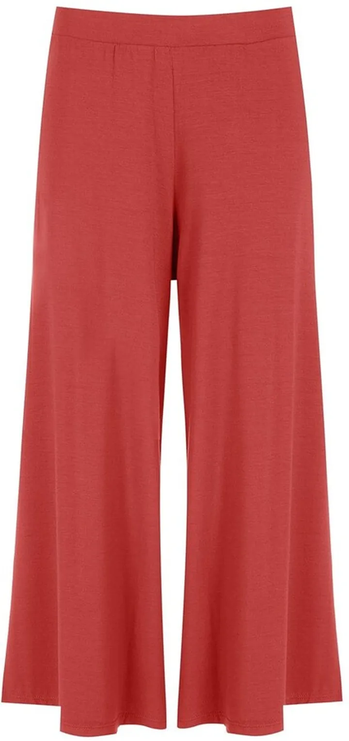 Flared Cropped Trousers