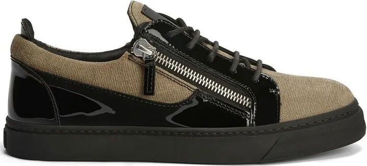 Piqué Weave Panelled Sneakers