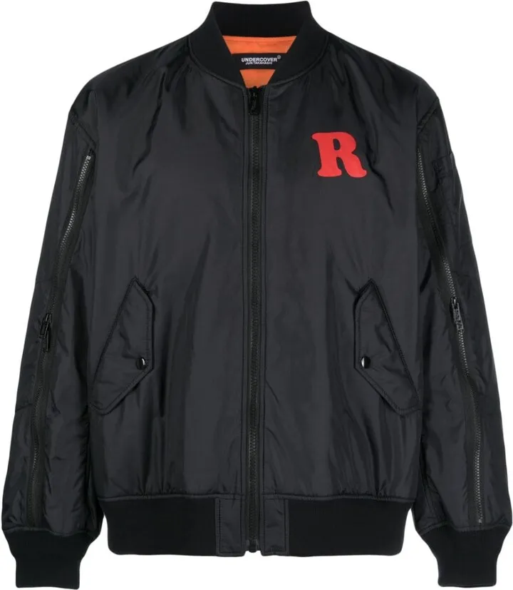 Rebel-print bomber jacket