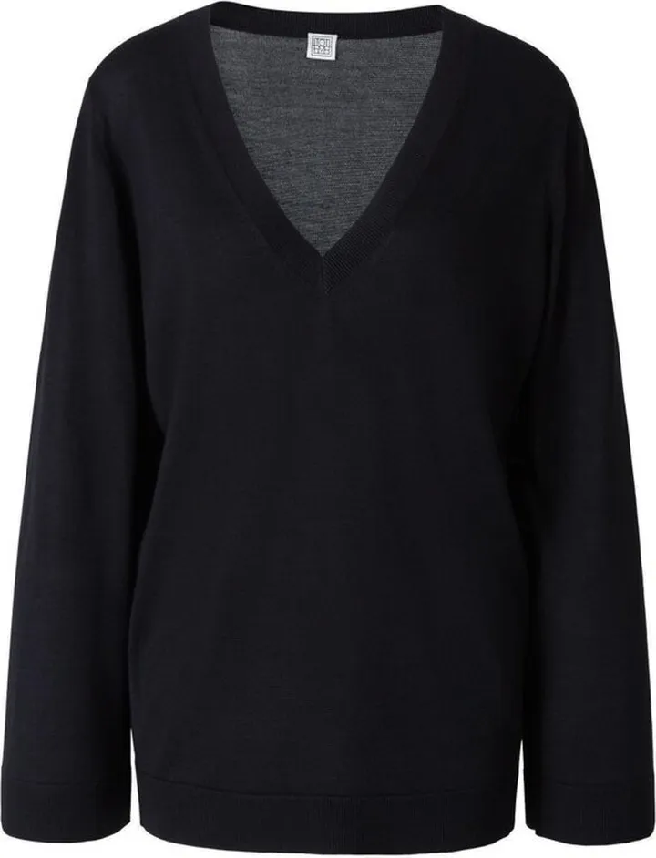 Totême V-Neck Long-Sleeved Jumper