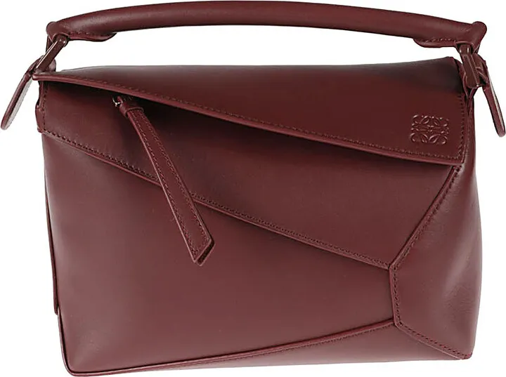 LOEWE- Puzzle Edge Small Leather Handbag