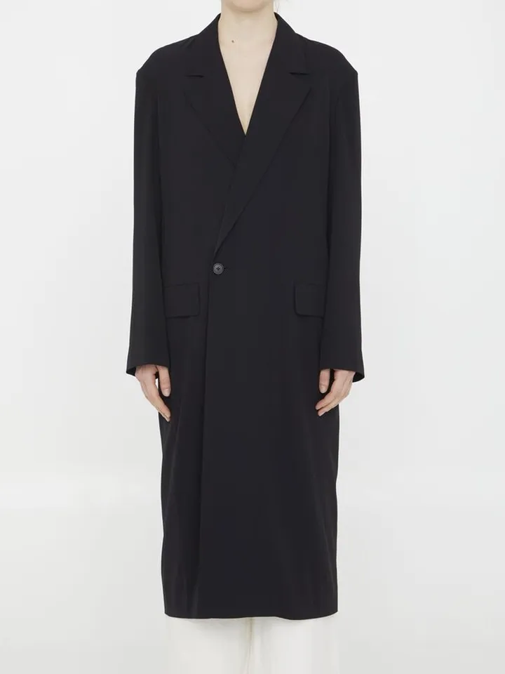 The Row Biana Single Breasted Coat