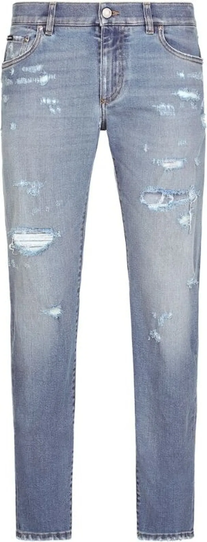 Dolce & Gabbana Distressed Slim Jeans