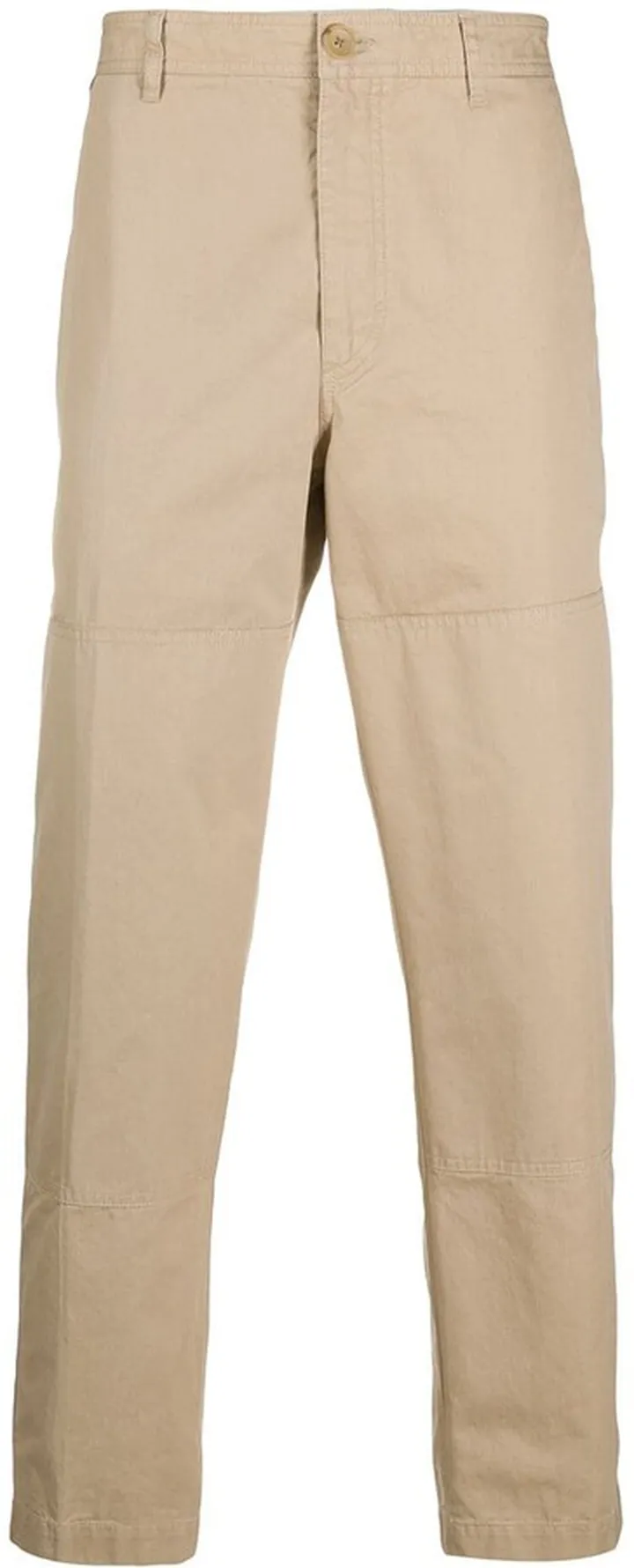 Straight-Leg Cotton Trousers