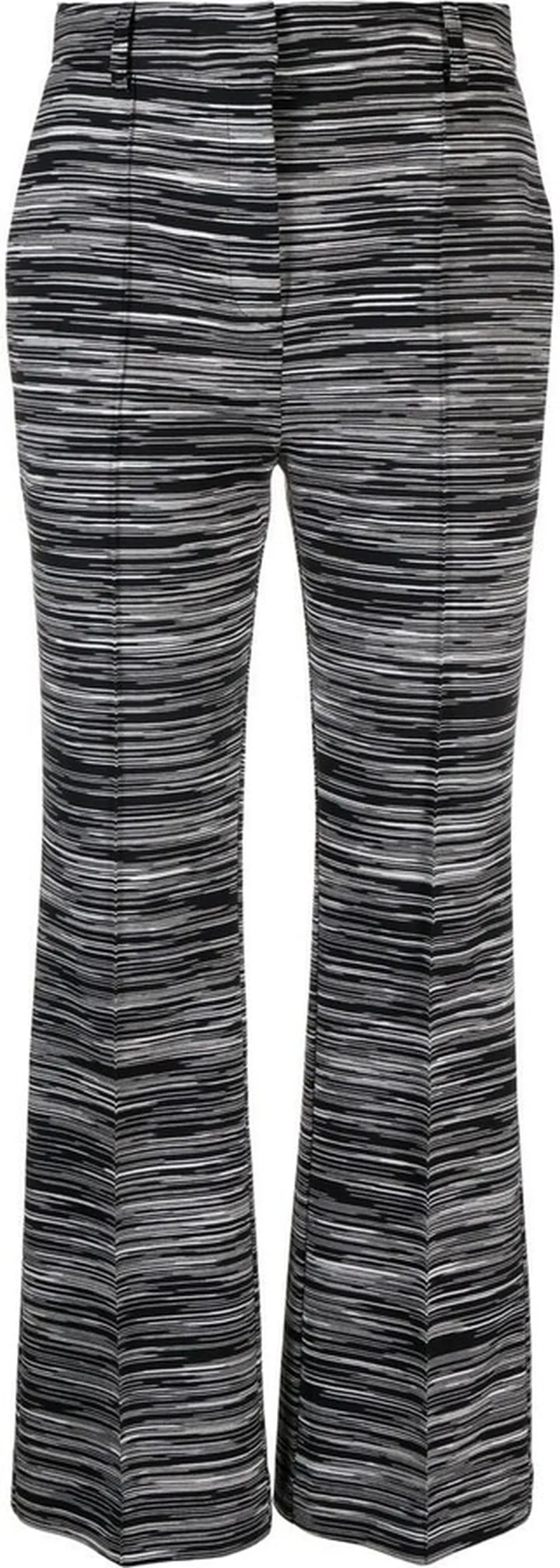 High Waist Cotton Trousers