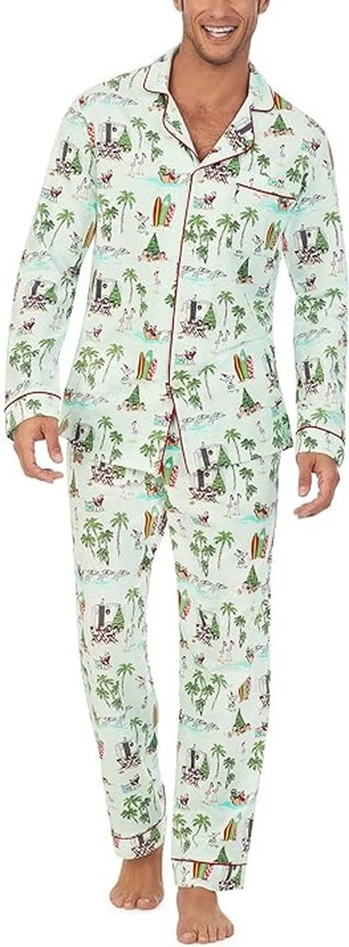 Bedhead PJs Long Sleeve Classic PJ Set (Warm Wishes) Men's Pajama Sets