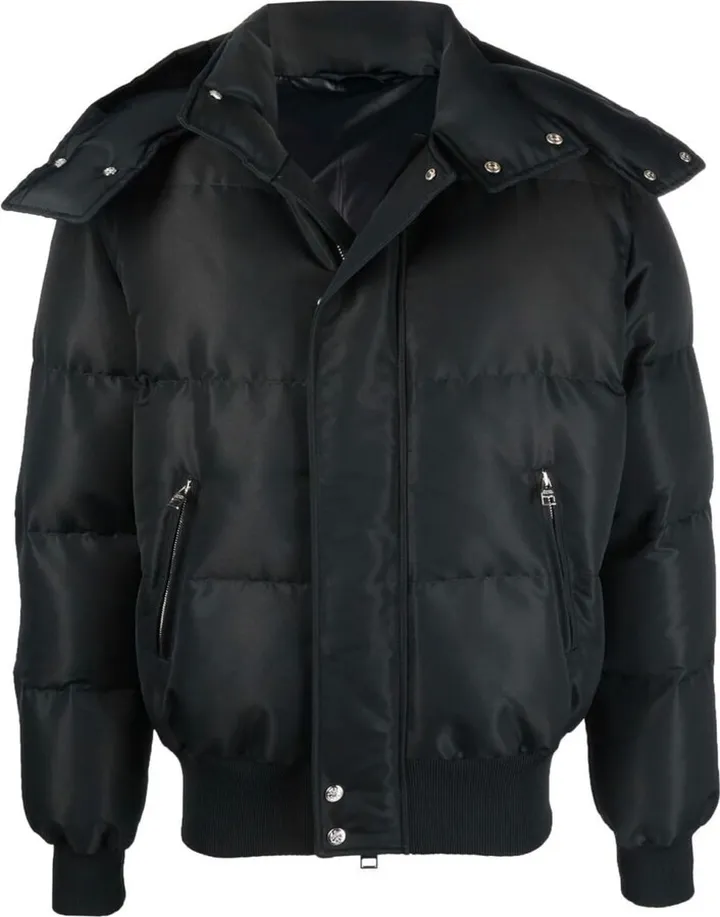 Wool Blend Padded Bomber