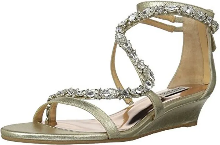 Badgley Mischka Women's Sierra Wedge Sandal
