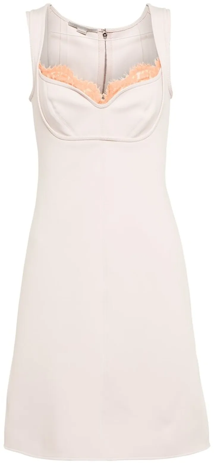 Heart neckline mini dress