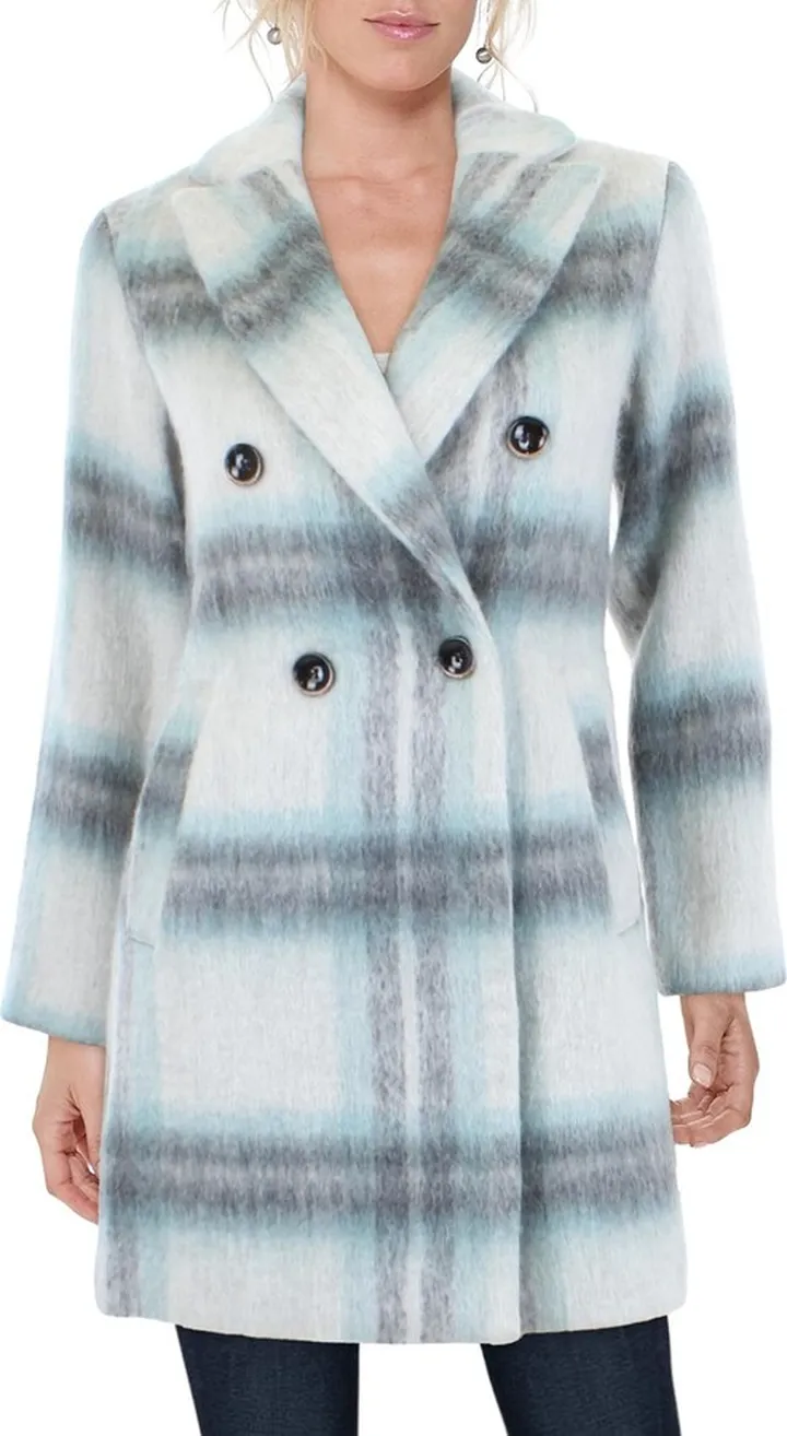 Womens Wool Double Breasted Wool Coat