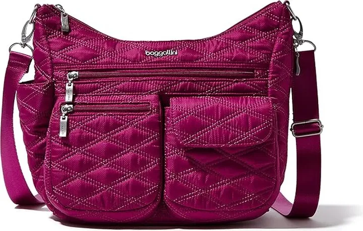 Baggallini Modern Everywhere Bag (Orchid Quilt) Cross Body Handbags