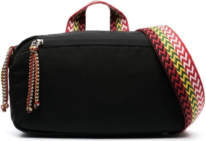 Black Curb Cross-Body Bag