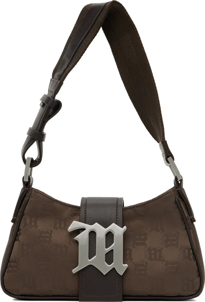 MISBHV Brown Small Monogram Shoulder Bag