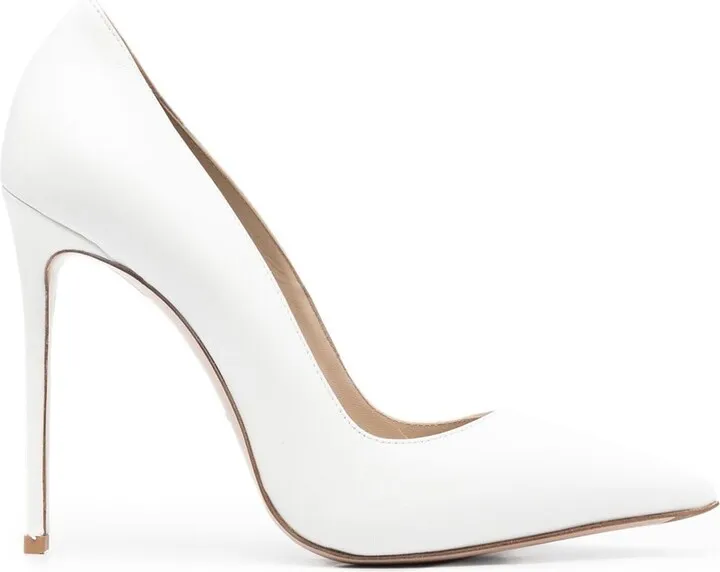 Deco 120mm leather pumps