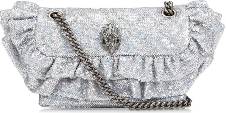mini Ruffle Sequin Kensington crossbody bag