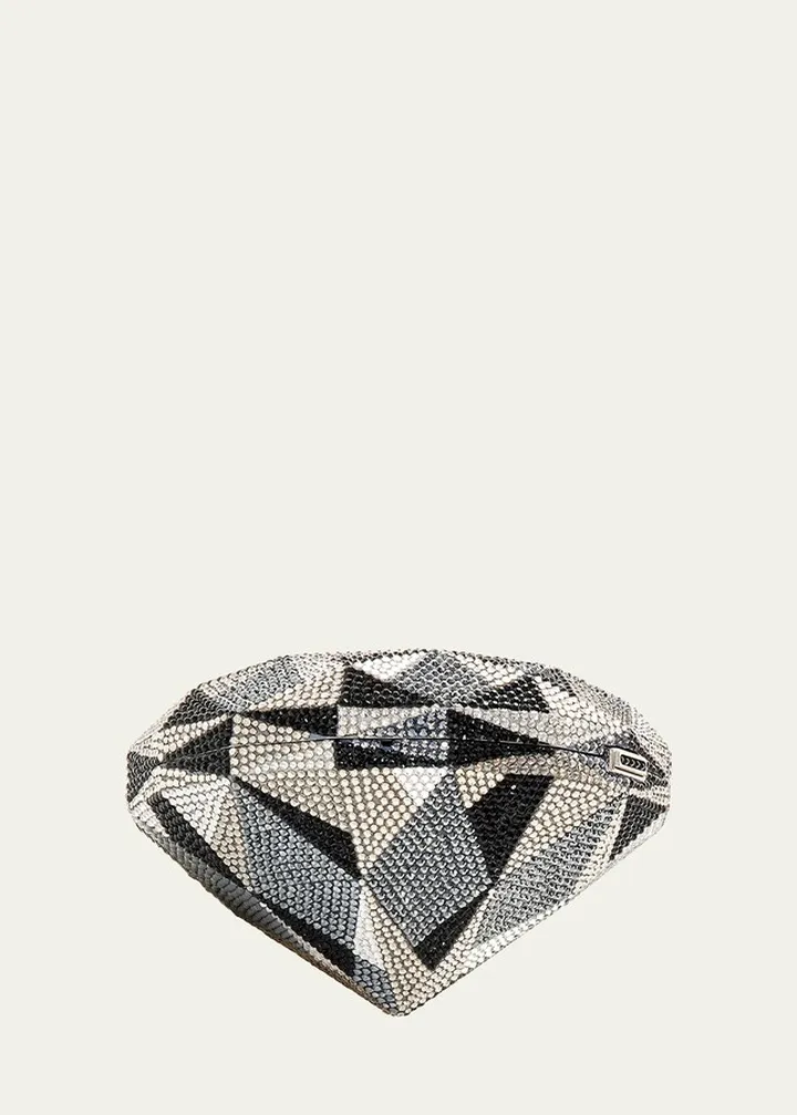 Diamond Geometric Crystal Minaudiere