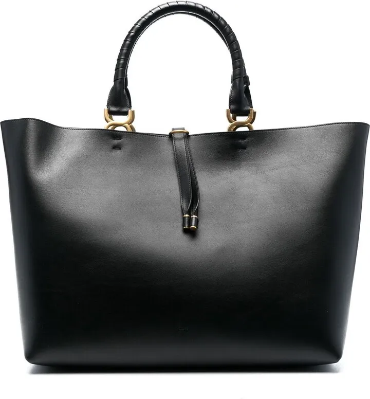 CHLOÉ- Marcie Leather Shopping Bag