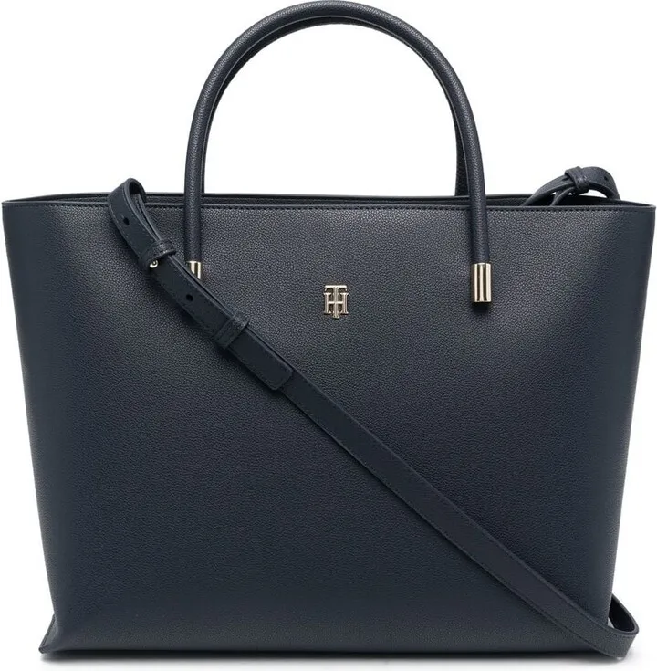 Logo-Charm Tote Bag