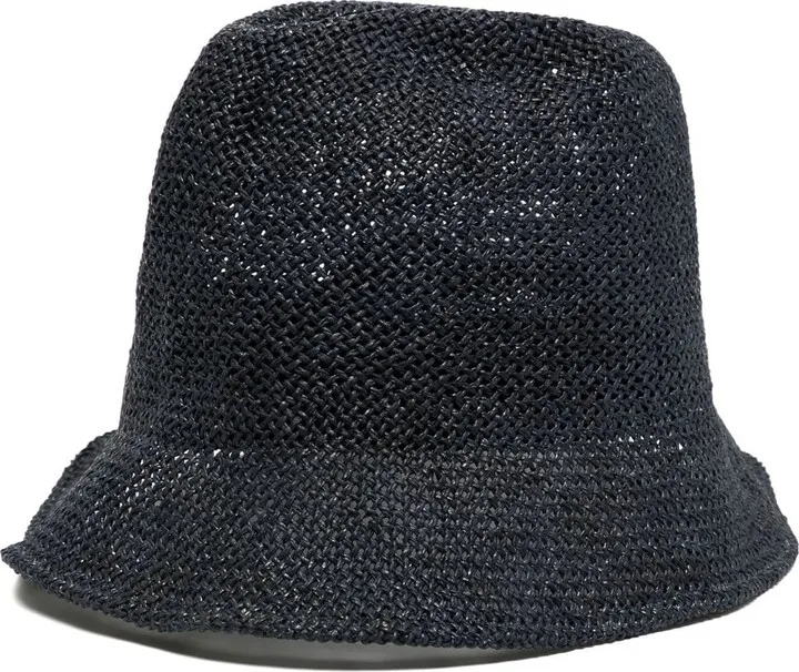 Woven Straw Fedora Hat