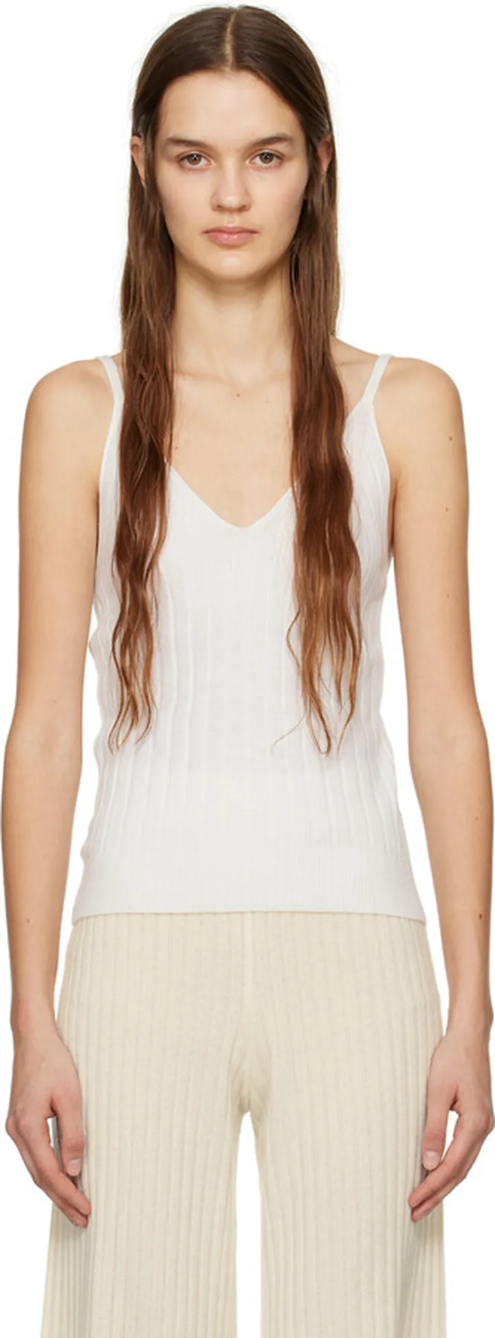 LISA YANG Off-White 'The Cleo' Camisole