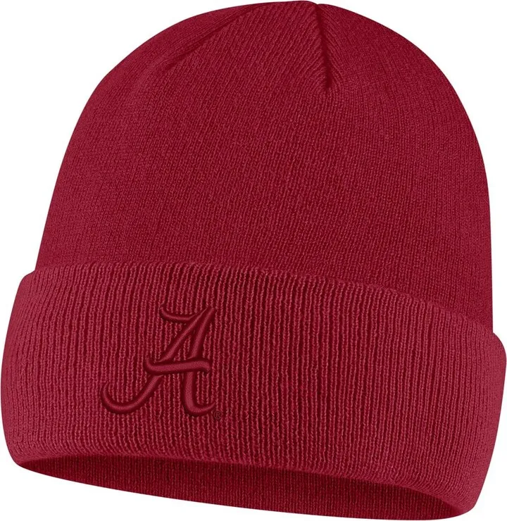 Men's Nike Crimson Alabama Crimson Tide Tonal Cuffed Knit Hat