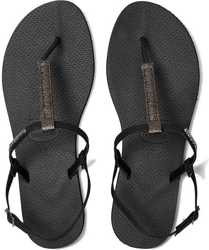 Havaianas You Rio Flip Flop Sandal (Black) Women's Shoes