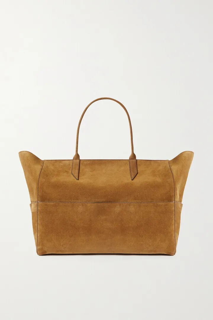 Métier - Incognito Cabas Large Suede Tote - Brown