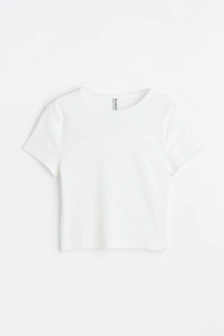 Ribbed Crop Top