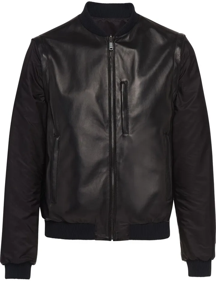 Nappa Leather Bomber Jacket