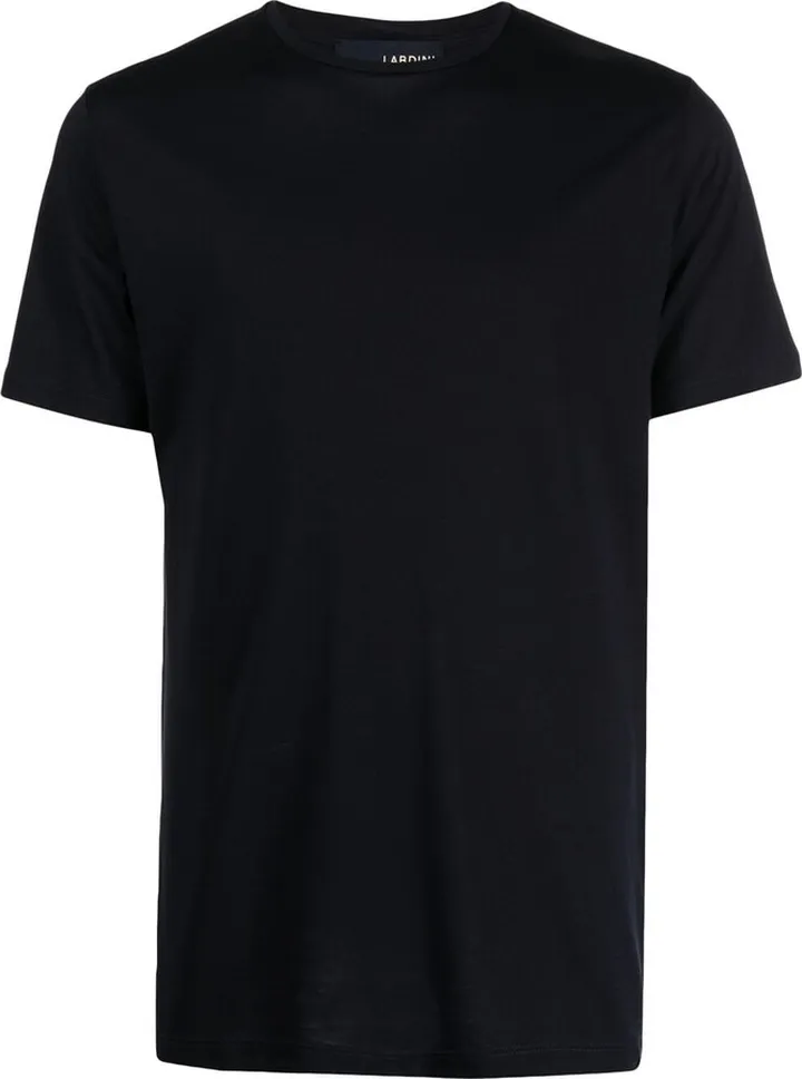 round-neck lyocell blend T-shirt