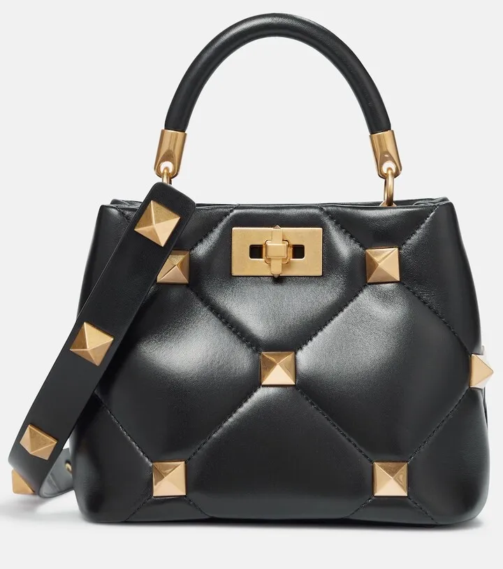 Roman Stud Small leather shoulder bag