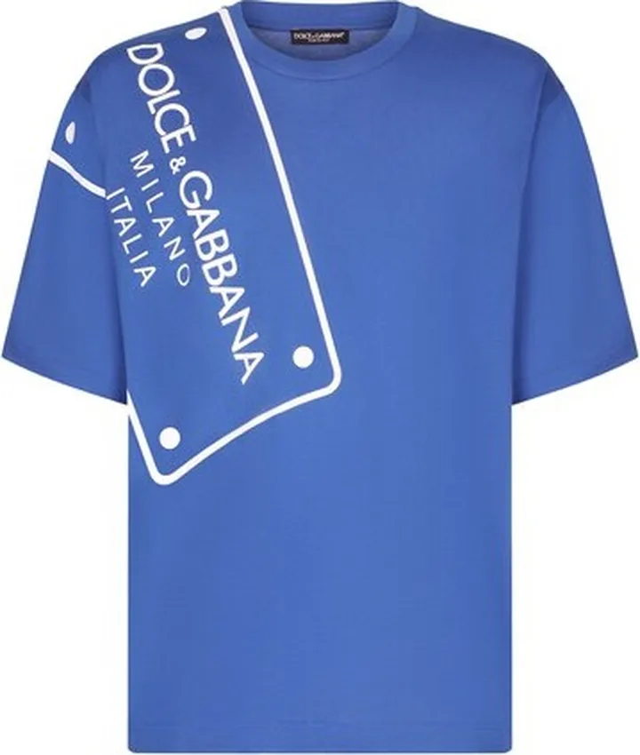 T-shirt with printed Dolce&Gabbana tag