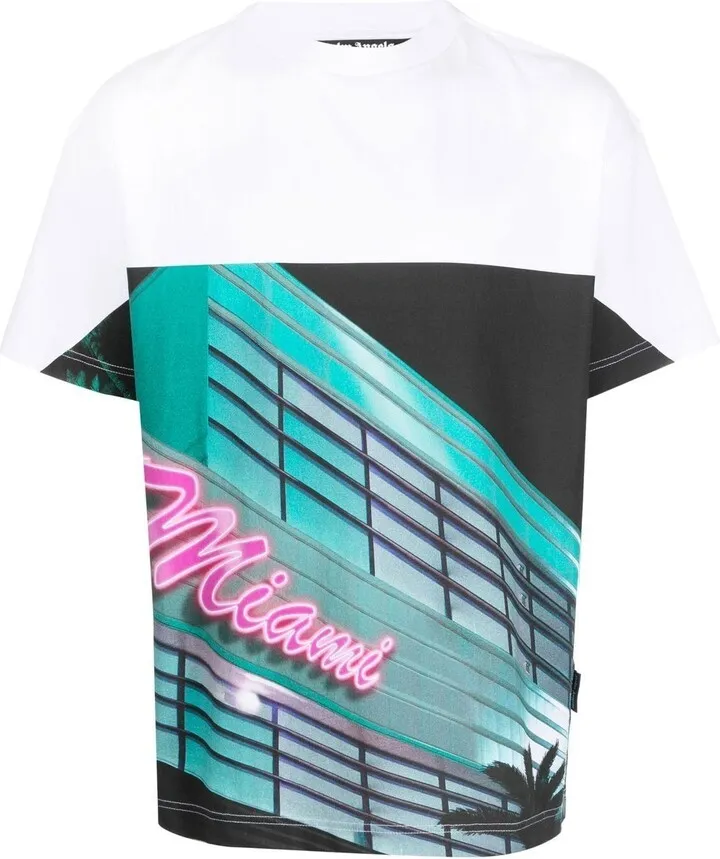 graphic-print cotton T-shirt