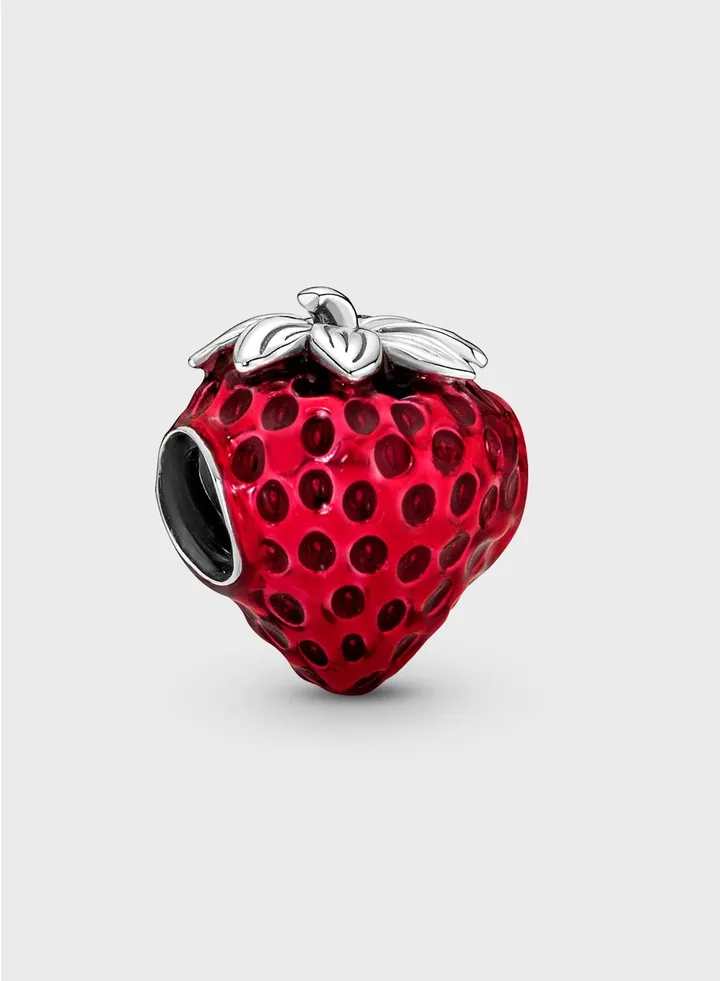 Seeded Strawberry Fruit Charm